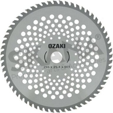 Pjovimo krūmams 60dantų, 255x25,4mm