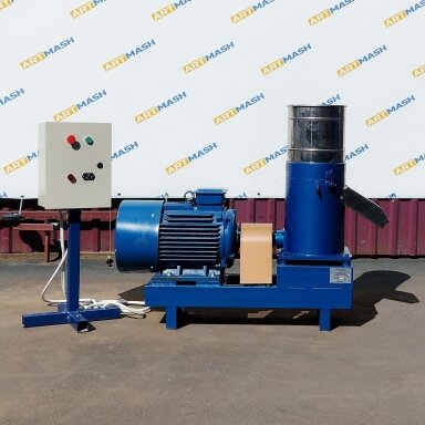 ARTMASH Wood Pellet Granulator 22 kW, 750 rpm with Roller Cylinders