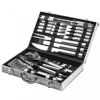 BBQ-GRILL komplektas 27vnt. įrankiu