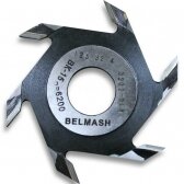 Diskinė griovelių freza BELMASH freza d10 (vidinis diametras standartinis d32) su kietmetalio galiukais
