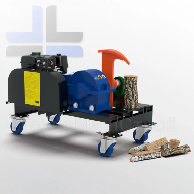 Reducer firewood splitter DK-600 with a 6.5 HP gasoline engine