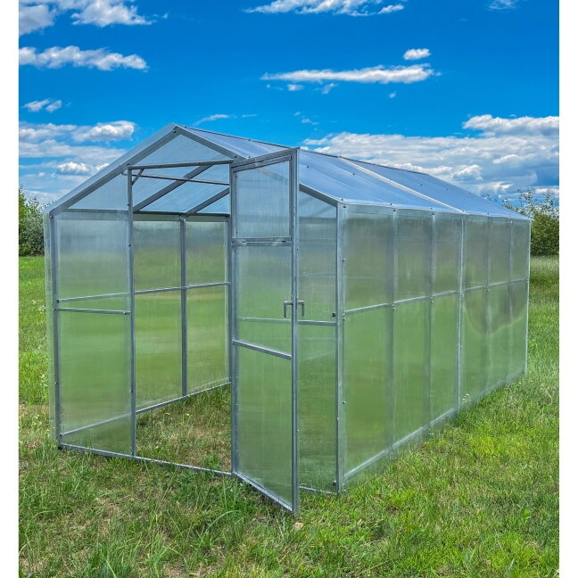 Šiltnamis „Namukas HOBBY“ 2,1 × 4 m, profilis 40 × 20 mm, 4 mm polikarbonatas 10 Šiltnamis „Namukas HOBBY“ 2,1 × 4 m, profilis 40 × 20 mm, 4 mm polikarbonatas 10
